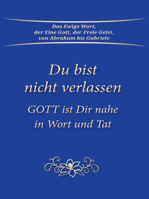 cover image of Du bist nicht verlassen